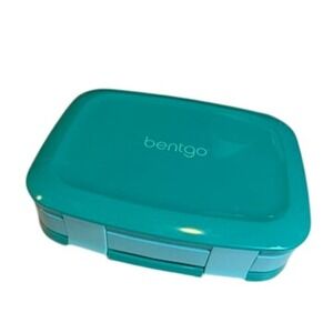 Bentgo Kids Bento Style Teal Lunch Box Aqua Blue Green Food Storage Meal Prep